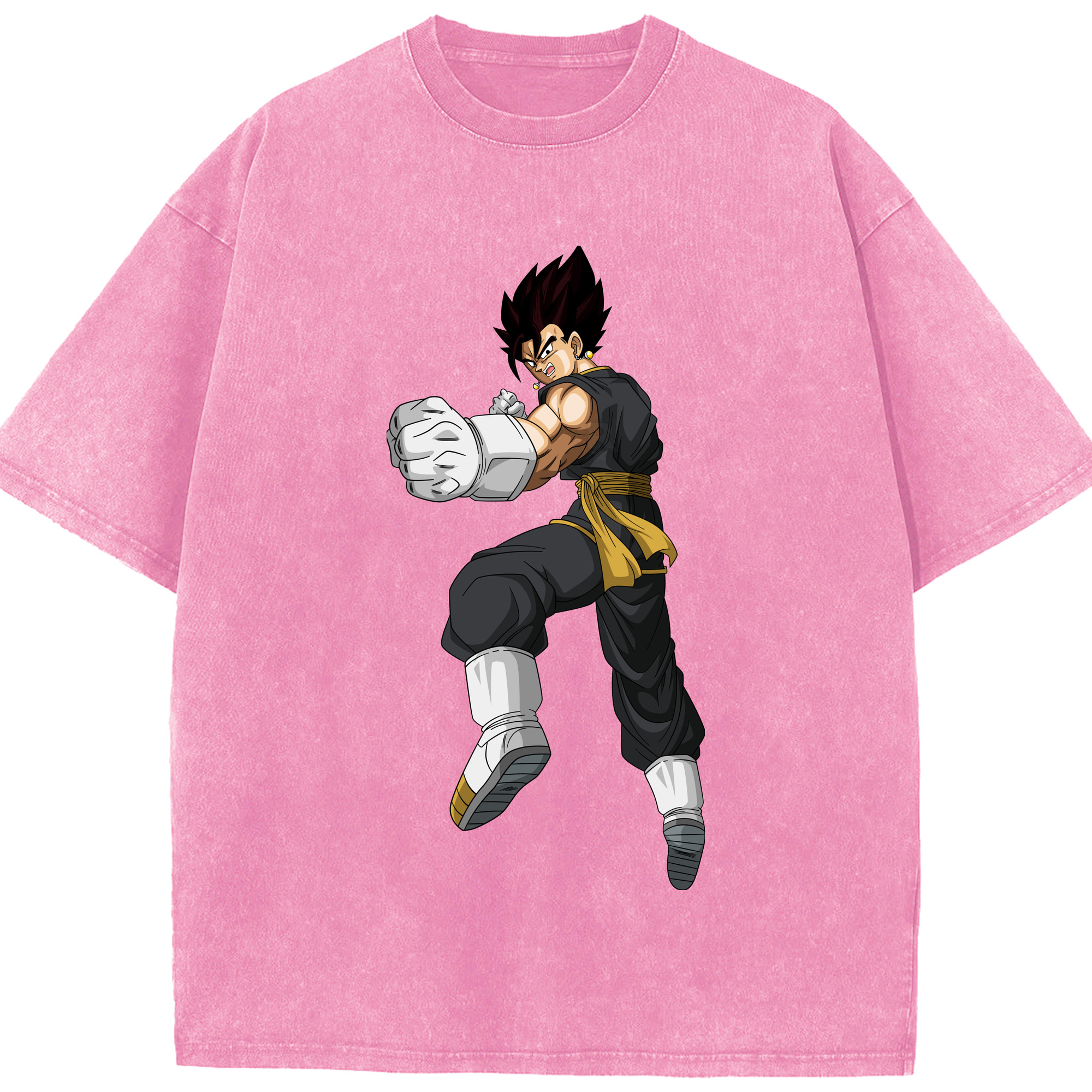 （画像用） ドラゴンボール ベジット DRAGON BALL Vegetto 綿100% ヴィンテージ風 半袖Tシャツ（フロントプリント）